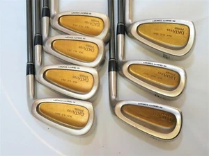 GOLF CLUBS PRGR DATA 733 7PC L-FLEX Ladies Gold Back Face IRONS SET NWO - Picture 1 of 6