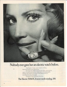 1970 TIMEX Electric Ladies Wrist Watch Vintage Magazine Print Advertising - Picture 1 of 1