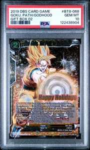 PSA 10 Son Goku the Path to GodHood BT8-068 Foil Dragon Ball Super Card Game - Picture 1 of 4