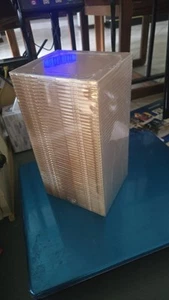 50 Pack Slim Clear CD Jewel Cases Single DVD Disc Storage Clear Tray - Afbeelding 1 van 3