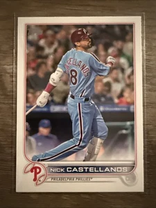 2022 Topps Update Nick Castellanos (Batting in Powder Blue Jersey) #US266    (M) - Picture 1 of 2