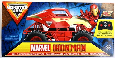 Monster Jam Marvel Iron Man RC Monster Truck 1:24 - Image 1 of 4