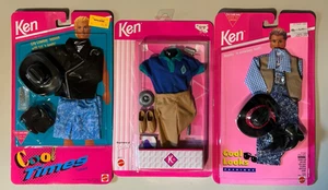 Ken Set mit 3 Outfits Cool Times #10742, coole Looks #12606, Golf Outfit #16238 Neu im Karton - Bild 1 von 12
