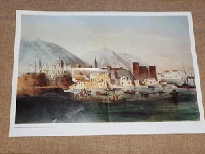 Lo sbarco di Giuseppe Garibaldi a Marsala nel 1860 Claudio Perrin Stampa del 900 - Picture 1 of 1