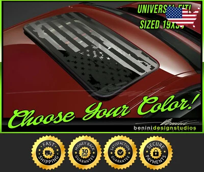 Calcomanía de techo corredizo bandera americana 2 - se adapta a Subaru WRX STI BRZ Scion FRS GT86 TC XB Foto 1 de 2