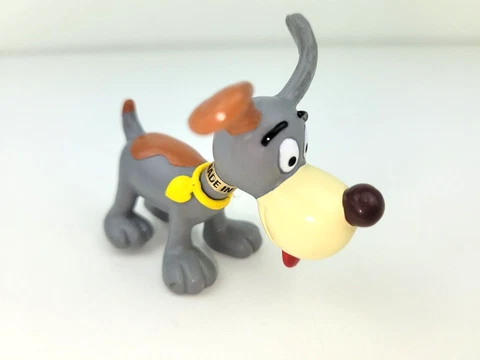 Smurf Puppy Gray Dog Figurine PVC Toy Cover