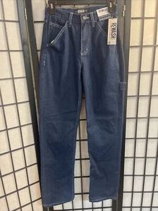 NEW REWASH Brand Women's Carpenter Jeans Size 0/24 Super High Rise Cotton Blue - Picture 1 of 6
