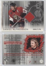 2003-04 Pacific Private Stock Titanium Retail /170 Daniel Alfredsson #172 HOF