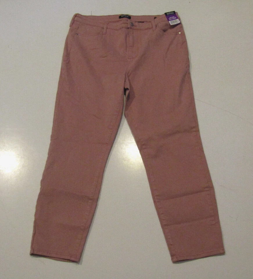 Buffalo Ladies' Size 14 Tencel Blend Ankle Pant Old Rose (Pink)