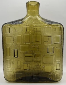 Mid-Century Empoli Brutalist - Italian Art Decanter - Geometric Design - Picture 1 of 12