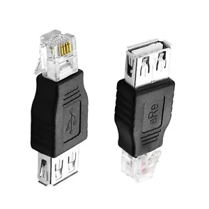 RJ11 to USB Telephone Line Adapter RJ11 6P4C Male to USB Female Modem Convert... - Picture 1 of 5