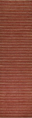 Gestreift Modern Gabbeh 3.7m Teppich Läufer Handmade 371cm x 78.7cm Wolle - Bild 1 von 4