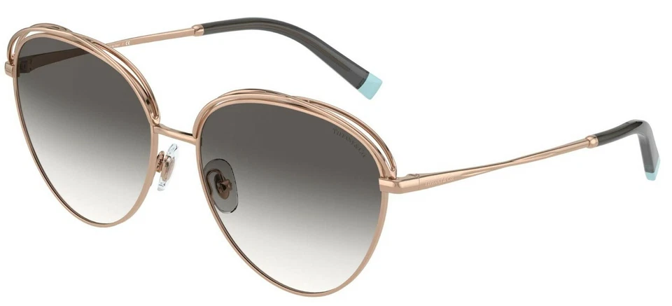 Tiffany TF 3075 Rose Gold/Grey Shaded (6105/3C) Sunglasses - Image 1 of 1