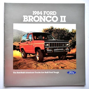 1984 FORD BRONCO II DELUXE SALES BROCHURE CATALOG ~ 16 PAGES ~ 11" X 11" - Picture 1 of 11