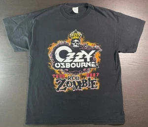 Ozzy Osbourne Rob Zombie In This Moment 2007 Tour Concert Tee Shirt Large L - Bild 1 von 7