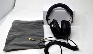 Gemini DJ HSR-1000 Adjustable Studio Professional Monitoring Headphones - Black - Picture 1 of 8