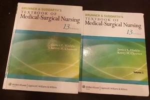Brunner & Suddarth's Textbook of Medical Surgical Nursing 13th Edition Hardback - Picture 1 of 2