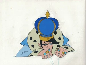 Original ELVIS PRESLEY Animation Cel  ELVIS as THE KING - Picture 1 of 8