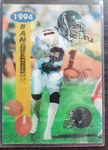 1994 Sportflics Magic Motion #1 Deion Sanders Atlanta Falcons - Picture 1 of 2