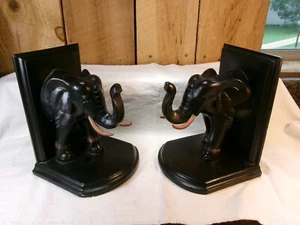 Unique Elephant Bookends Book Ends - Picture 1 of 6