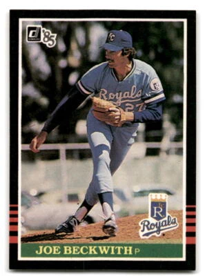 Joe Beckwith 1985 Donruss Baseball #541 Kansas City Royals - Image 1 of 2
