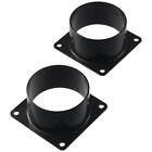2 Pack 3 Inch Flange Square to Round Wall Plate Dryer Vent  Cooling Ventilation