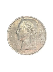 1974 Belgium  5 Francs Coin - Free Shipping Within US! - Picture 1 of 6