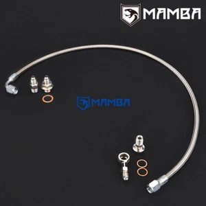 Turbo Oil Feed line For Nissan RB25DET R33 w/ Borgwarner S200SX S300 S400 - Picture 1 of 6