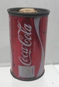 VTG Coca-Cola Mini Replica 12oz Can Made In Hong Kong 2 3/4” Tall Removal Top - Picture 1 of 9