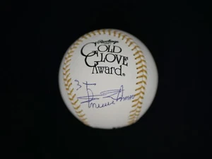 MINNIE MINOSO SIGNED OFFICIAL OMLB GOLD GLOVE BASEBALL INSCRIBED "3X" PAS COA - Picture 1 of 2