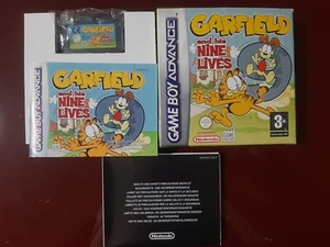 Garfield and His Nine Lives Complete Nintendo Game Boy Advance 2006 AUTHENTIC - Foto 1 di 4