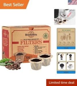 300 Papier Kaffee Einwegfilter, braun, ganz natürlich & ungebleicht für Keur... - Bild 1 von 9