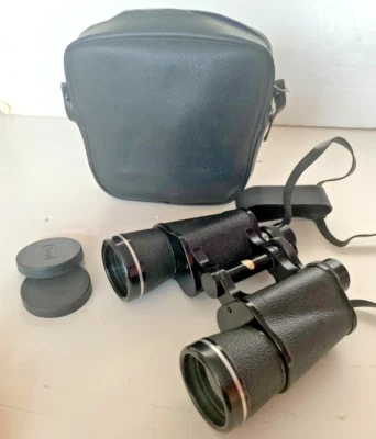 Sears  Binoculars Vtg Model# 6204. 7x50mm w/ case and lens caps - Image 1 of 4