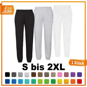 Pantalones de chándal Fruit of The Loom FOL clásicos con puño elástico - Imagen 1 de 12