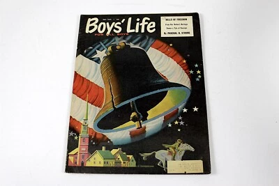 BOYS LIFE Magazine for July 1954 Boy Scouts Pee Wee Harris Color Comics - Image 1 of 3