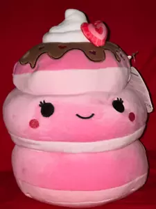 Malvaviscos blandos 11 pulgadas Shelly la fresa Oancake Pila NUEVO VALENTINES 2023 - Imagen 1 de 5
