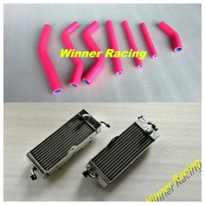 RADIADOR Y MANGUERA DE ALUMINIO PARA YAMAHA YZ250 1993-1995; WR250Z 94-97 ROSA Foto 1 de 4