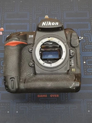 Nikon D D3 Body only 12.1MP Digital SLR Camera - Black FAULTY SPARES ,SL12 - Image 1 of 4