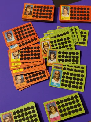 1981 TOPPS SCRATCH-OFF BASEBALL CARDS COMPLETE SET UNSCRATCHED SEPARATED - Image 1 of 4