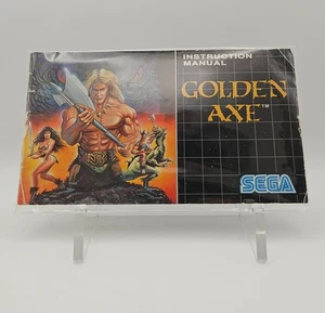 Golden Axe Sega Megadrive Instruction Manual PAL UK - Picture 1 of 3