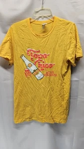Mens Size Medium Yellow Topo Chico T Shirt - Picture 1 of 4