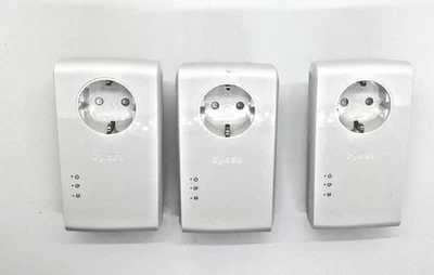 Zyxel PLA5456 Powerline Adapter 1800 Mbit/s Gigabit LAN 2 Ports, Set mit 3 Stück - Bild 1 von 3