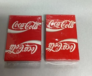 2 Vintage Coca-Cola Playing Cards / Coke / US Playing Card Company - New! - Bild 1 von 6
