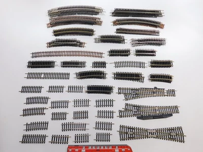 Roco H0 Defect Lot Tracks/ Compensating Sections/ Switches 100 Parts #CT638-2 - Image 1 of 4