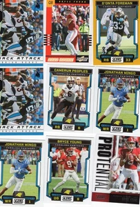 Carolina Panthers Lot Inserts/Base/Parallels/Rookies über 125 Karten 2023 Score - Bild 1 von 1