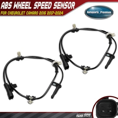 2x Sensor de velocidad ABS trasero del lado del conductor y del pasajero para Chevrolet Camaro 2016-2024 Foto 1 de 4