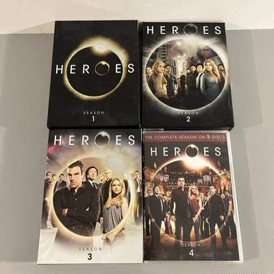 Heroes: The Complete Series (Seasons 1-4, DVD) 1 2 3 4 Preowned VG - Image 1 of 2
