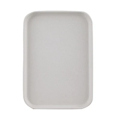 (Approx. 38x27cm / 15.0x10.6in))Kitchen Serving Tray Wheat Straw Rectangular XG - Image 1 of 4