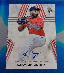 Xzavion Curry 2023 Topps Baseball Stars Auto #BSA-XZC (Guardians) RC Rookie - Picture 1 of 2
