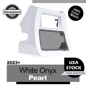 Advanblack White Onyx Pearl Upgraded Chin Spoiler For 23up Harley Road Glide - Picture 1 of 9